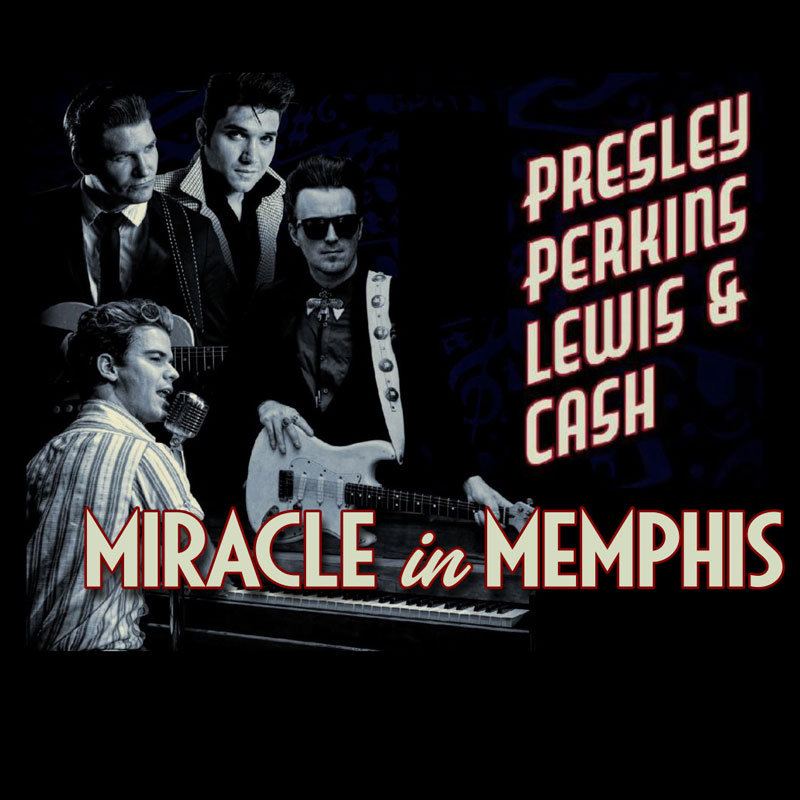 Presley Perkins Lewis & Cash concert picture