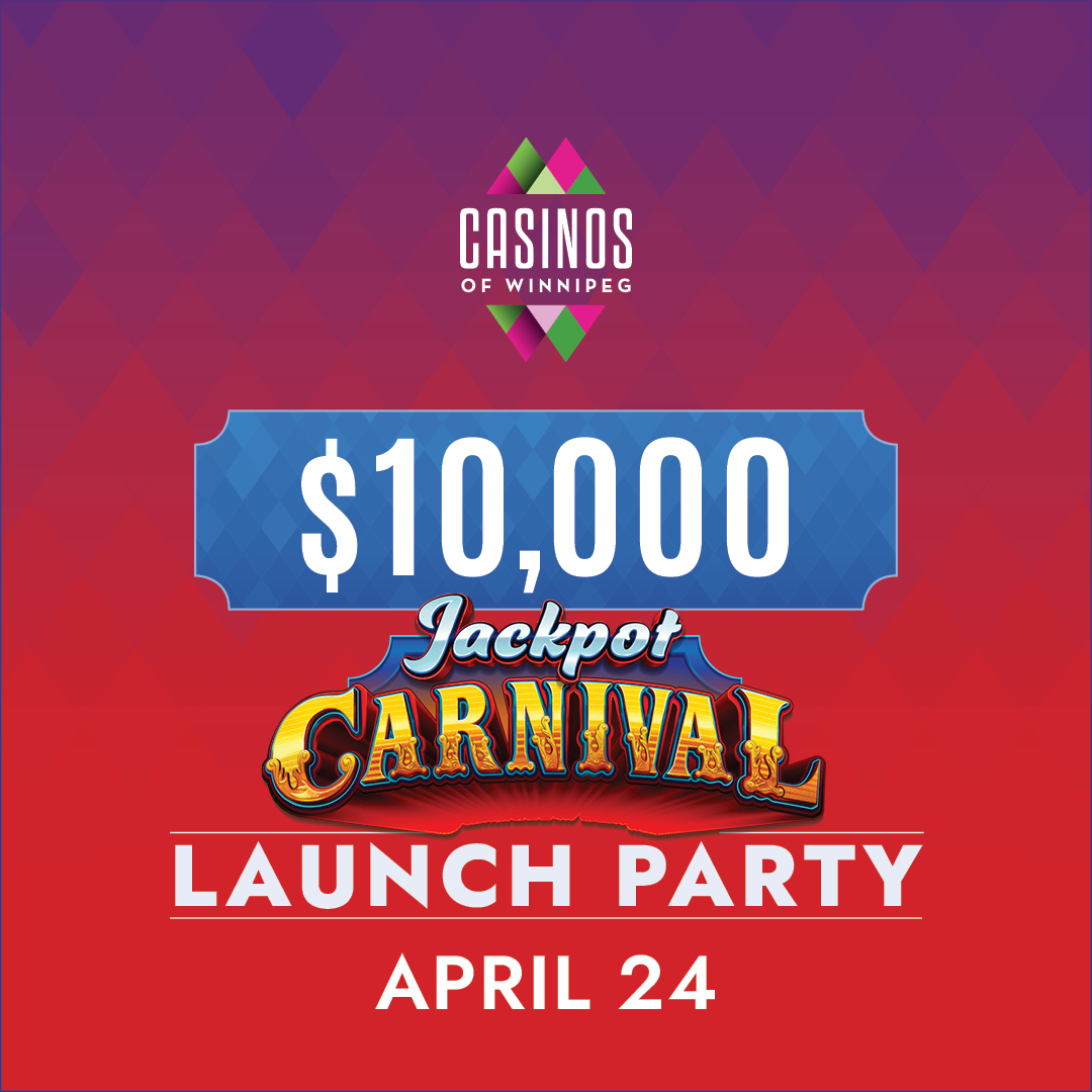 Jackpot Carnival Launch Party April 24 graphics