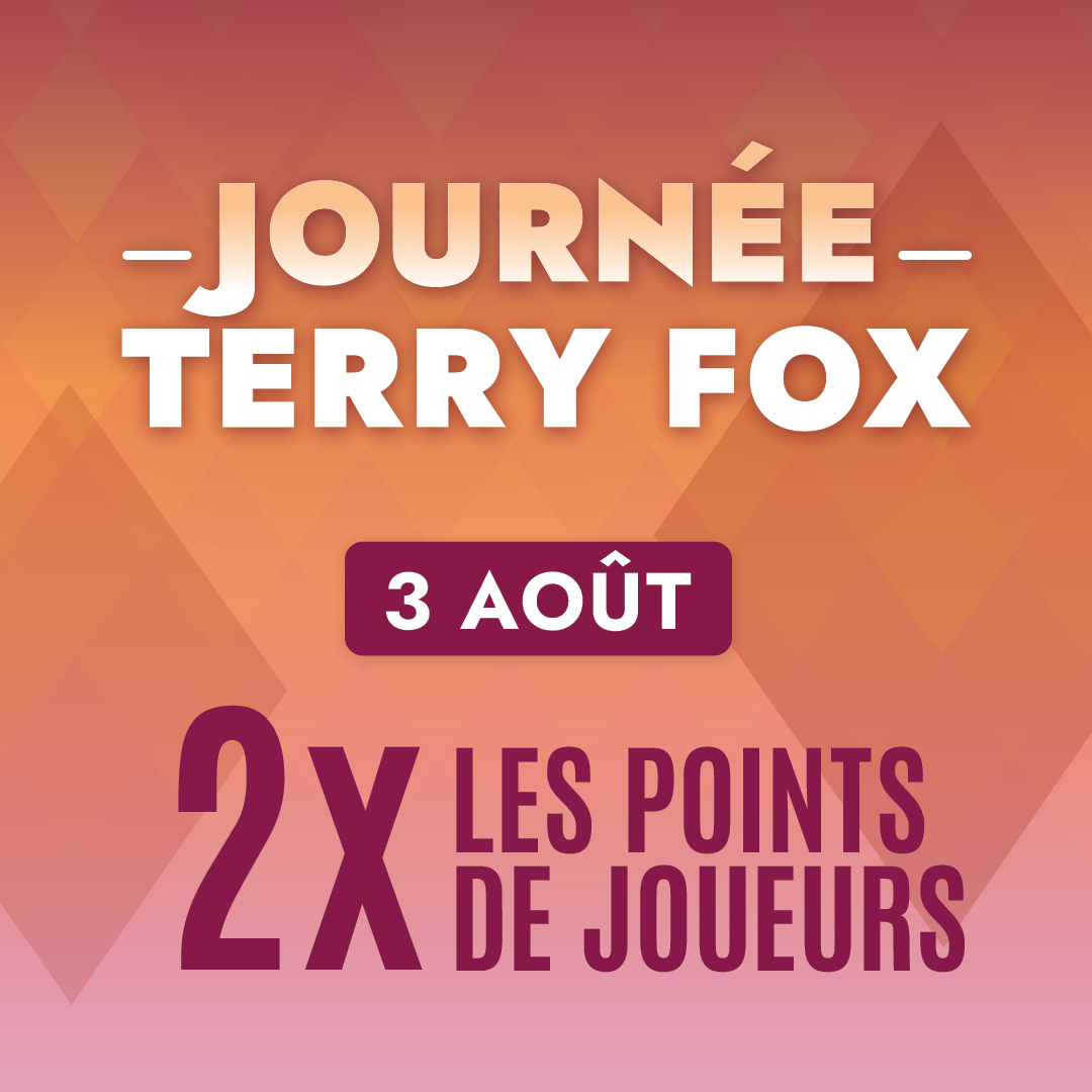 Journée Terry Fox, le 3 août