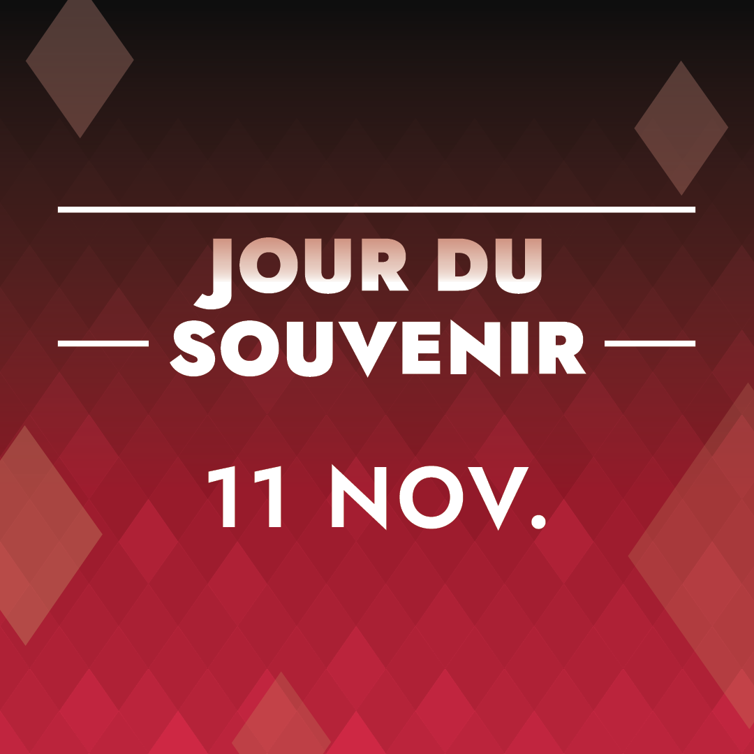 JOUR DU SOUVENIR le 11 novembre